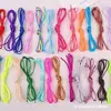 Moda Coreana Sete Cores Disco de Yunnan Corda para Trançar Cabelo Amarrador de Cabelo Artefato Dança de Rua Tranças Tecidas Fitas Faixa de Cabelo