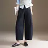 Colección Otoño 2026: Pantalones tipo globo de sarga antiarrugas, fluidos, para mujer, cintura alta, control de abdomen, adelgazantes y versátiles