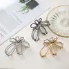 Presilhas de cabelo de metal de alta qualidade para uso transfronteiriço, 3 tamanhos, acessórios de cabelo, presilhas de garra, presilhas de tubarão de garra grandes, médias e pequenas para a parte de trás da cabeça