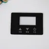 Fornecimento direto da fábrica adesivos para botões de interruptor de painel acrílico filme personalizado controle adesivos de superfície pvc personalizados