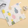 Toalla de saliva para bebé de gasa de seis capas, toalla cuadrada, toalla pequeña, toalla de lavado para bebé, pañuelo pequeño estampado, fábrica en stock, venta al por mayor
