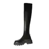 Nuevas Botas Largas de Mujer Otoño/Invierno 2026, Botas Ajustadas con Forro de Lana, Botas Largas, Botas de Jinete, Botas Ajustadas Elásticas, Botas Extra Largas por Encima de la Rodilla