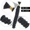 Extensiones de Cabello Sintético Rizado Profundo Europeas y Americanas Transfronterizas, Trenzas de Cabello Rizado Largo para Crochet, Cabello para Crochet