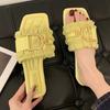 Pantuflas de Exterior para Mujer, Estilo Ins de Moda, Novedad Verano 2026 Versátiles y a la Moda, Estilo Hada de Celebridad de Internet, Sandalias de Tacto de Alta Gama