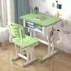 Escritorio de estudio para estudiantes de primaria y secundaria, escritorio y silla infantil para uso doméstico, escritorio para clase de capacitación, escritorio de altura ajustable, escritorio y silla para tutoría y escritura