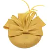 Fascinator para Mujeres Europeas y Americanas Tocado Sombrero Superior Accesorios para el Cabello con Plumas Fiesta de Prom Cocktail Novia Tocados de Boda