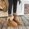 Novas Botas de Neve Femininas de Inverno com Sola Grossa, Comprimento Médio da Panturrilha, Forro de Pelo, Uso Dupla Face, Extra Quentes e Grossas, Sapatos de Neve de Algodão do Nordeste