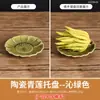 Bandeja de mano de Buda de cerámica, Bandeja de postre, Juego de té Zen, Bandeja de frutas, Decoración de Buda, Plato de frutas, Adornos de cerámica