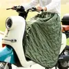 Falda a Prueba de Viento para Vehículos Eléctricos Rodilleras de Lana Cálida de Invierno Cubre Piernas a Prueba de Viento Falda de Media Cuerpo para Montar Bicicleta Eléctrica a Prueba de Frío a Prueba de Lluvia