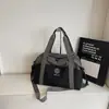 Bolsa de Viagem Grande Capacidade Transfronteiriça, Separação Úmido e Seco, Bolsa para Viagens de Curta Distância e Fitness ao Ar Livre, Bolsa de Ombro Transversal Elegante e Versátil
