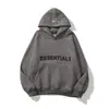 Sudadera Cremosa de Color Blanco Hueso Estilo Nuevo para Hombre y Mujer Marca de Moda para Exteriores Primavera y Otoño Talla Grande con Capucha Forro Polar Superior Holgado Deportivo Top para Hombre