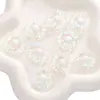 25mm Acrílico Transparente Dos Tonos Colorido Girasol Agujero Pasante Cuentas Sueltas Hecho a Mano DIY Pulsera Cadena de Teléfono Móvil Accesorios