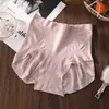 Nuevas bragas de cintura alta para mujer que contraen el abdomen, fondo de grafeno, entrepierna pegada a la piel, transpirables, ropa interior para niña, cadera de melocotón 3D, en stock