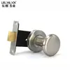 Cerradura de Puerta Invisible Redonda de un Solo Lado, Cerradura de Puerta Oculta para Pared de Fondo Interior, Cerradura Oculta de Aleación de Zinc de un Solo Lado