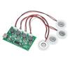 Módulo humidificador de cuatro rociadores panel de control de humidificador DIY placa controladora atomizadora placa controladora ultrasónica de cuatro vías