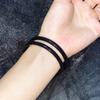 Pulseira Pequena Chapeuzinho Vermelho Imitação Jade Mesmo Sino Tira Redonda Vidro Grosso Sino de Uma Etapa Pulseira Melhor Amiga Pulseira Flor de Pêssego