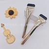 Brocha dorada Fawless brocha de maquillaje ultrafina brocha para base de maquillaje de una sola palabra cabeza plana brocha sin costuras ~ máscara de fábrica de galvanoplastia