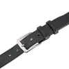 Cinturón para Hombre Cinturón para Hombre Piel Suave Hebilla de Pin 3.8 Patrón Granulado Simple Casual Versátil Cinturón de Negocios para Jeans para Hombre