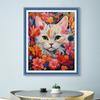 Hilo de punto de cruz NKF bordado serie animal gato paquete de material de bordado DIY decoración de sala de estar lote de fabricante