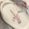 Cadena para teléfono móvil estilo Ins Versátil Lanyard colgante para funda de teléfono móvil para mujer Anti-caída Lanyard corto Ccd Cadena colgante de dopamina