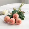Bolas de Crisantemo Artificiales, Crisantemos de Septiembre, Flores de Ping Pong Artificiales, Decoración para el Hogar y Bodas, Arreglos Florales, Flores Artificiales Decorativas