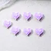Perla de Imitación Color Macarrón Corazón Rosa Joyería para Uñas Accesorios para Uñas Portátiles Funda para Teléfono Celular Accesorios Pequeños DIY