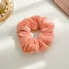 Anillo para el pelo de felpa grande para intestino grueso de otoño e invierno, banda elástica para el pelo de celebridad de internet coreana para mujer, cuerda para el pelo peluda de estilo invernal, diadema elegante