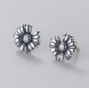 Pendientes de aguja de plata s925 para puesto, pendientes cuadrados geométricos, tendencia europea y americana, diseño de personalidad, colección de pendientes 7