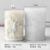 Jiahuimei Decorações de Natal Floco de Neve Vela Perfumada Cilíndrica Molde de Silicone