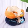 Almohada de Viaje Cervical para Cuello con Forma de U de Dibujos Animados Almohada para la Siesta de Oficina Protección para el Cuello Almohada de Soporte para el Cuello Almohada para Dormir en el Coche