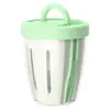Estilo Ins Taza de Fruta Taza de Ensalada para Desayuno Para Llevar Picnic con Tenedor Taza de Drenaje de Doble Capa Taza de Fruta Multiusos