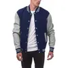 Sudadera de Invierno Europea Transfronteriza para Hombre Chaqueta Cardigan Forrada de Polar Chaqueta de Béisbol con Botones Chaqueta Casual para Hombre