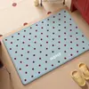 Alfombrilla de Piso para Baño Entrada de Inodoro Almohadilla para Pies Absorbente de Agua Lino Alfombrilla Antideslizante Lavabo de Inodoro Alfombra para el Hogar Baño