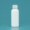 Frasco plástico de 50ml transparente boca pequena frasco plástico líquido frasco plástico pet boca pequena frasco plástico sub-embalado frasco pequeno