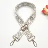 Estilo Nuevo Transfronterizo 3.8cm Estilo Étnico Correa Ancha para Hombro con Bordado de Patrón de Diamantes, Accesorio de Bolso tipo Lanyard con Correa Larga Cruzada