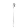 Cuchara Mezcladora Comercial de Acero Inoxidable 304, Cuchara Larga para Hielo, Cuchara de Bar, Cuchara para Miel, Cuchara Comercial para Café, Cuchara para Postres de Té con Leche