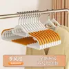 Cabides Antiderrapantes para Uso Doméstico, Cabides de Plástico Antiamassado nos Ombros para Adultos, Cabides de Ombro Largo para Estudantes de Dormitório, Varal para Secagem de Roupas na Varanda