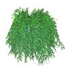 Planta verde artificial de hoja de sauce para decoración de interiores, sauce llorón, colgante de pared para techo, decoración de flores falsas, suministros para bodas, planta de ratán