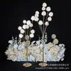 Adereços de Casamento Árvore de Maçã Feliz com 11 Cabeças Luzes de Corredor Galvanoplastia de Ferro Ornamentos de Casamento Decoração de Casamento Luzes Decorativas