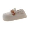 Nuevos Zapatos de Algodón 2024 Forrados de Felpa para Calentar Ropa de Casa Pantuflas de Algodón Calzado Exterior Bolsa Tacón Zapatos de Algodón Material Eva Antideslizante Impermeable