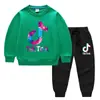 Conjunto de Ropa Infantil Transfronterizo Nuevo Primavera y Otoño 2026: Conjunto de Dos Piezas de Sudadera y Pantalón Largo para Niños, Atuendo de Algodón de Manga Larga para Bebé de Exportación