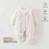 Mono Acolchado de Invierno para Bebé Engrosado 60g Ropa Caliente de Algodón Otoño Invierno Para Recién Nacidos Para Salir Ropa de Algodón Pelele para Bebé