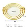 Bandeja de lujo ligera estilo ins, bandeja de té redonda para comedor, mesa de té, taza de té, taza de agua, plato de sala de estar para el hogar, venta al por mayor