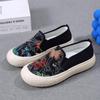 Novos Sapatos 2024 Femininos Sapatos de Pescador Confortáveis Respiráveis Sapatos de Lona Slip-on Sapatos Femininos Solado Macio Pés Não Cansados Sapatos para Mães