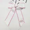 Pinzas Personalizadas para el Cabello de Niña con Bordes Bordados, Accesorios para el Cabello de Cinta de Moño con Borde Ondulado, Adornos Sencillos y Lindos para el Cabello de Niñas