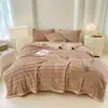 Manta de Forro Polar de Bambú para Comercio Exterior de Amazon, Manta de Sofá, Manta Pequeña, Manta de Forro Polar Coral, Manta para Siesta, Manta de Pelo de Conejo de Bambú
