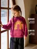 Ropa Infantil Amila 2026 Invierno Nueva Sudadera de Forro Polar para Niñas Dibujo Animado Gruesa Cálida Superior para Niños