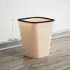 Papelera de estilo nórdico para el hogar, gran tamaño, para cocina, baño, sala de estar, dormitorio, oficina, sencilla