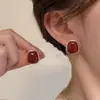 Agulha de Prata 925 Fornecimento de Feira Noturna Brincos Moda Feminina Assimétricos Populares Japoneses e Coreanos Explosões Brincos A