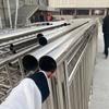 Fabricantes de barandillas de acero inoxidable 201 para uso municipal, vallas protectoras anticolisión para aceras de carreteras, barandillas de acero inoxidable 304